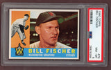 1960 Topps Baseball #076 Bill Fischer Senators PSA 8 NM/MT 500382