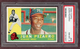 1960 Topps Baseball #059 Juan Pizarro Braves PSA 8 NM/MT 500407