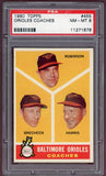 1960 Topps Baseball #455 Harry Brecheen Orioles PSA 8 NM/MT 500440