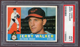 1960 Topps Baseball #540 Jerry Walker Orioles PSA 7 NM 500463