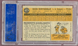 1960 Topps Baseball #475 Don Drysdale Dodgers PSA 7 NM 500488