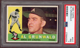 1960 Topps Baseball #427 Al Grunwald A's PSA 7 NM 500497