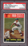 1960 Topps Baseball #389 World Series Game #5 Aparicio PSA 7 NM 500507