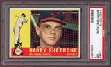 1960 Topps Baseball #348 Barry Shetrone Orioles PSA 7 NM 500524