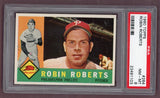 1960 Topps Baseball #264 Robin Roberts Phillies PSA 8 NM/MT 500569