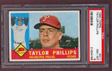 1960 Topps Baseball #211 Taylor Phillips Phillies PSA 8 NM/MT 500635