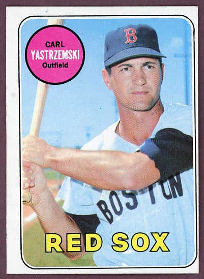 1969 Topps Baseball #130 Carl Yastrzemski Red Sox EX+/EX-MT 500647