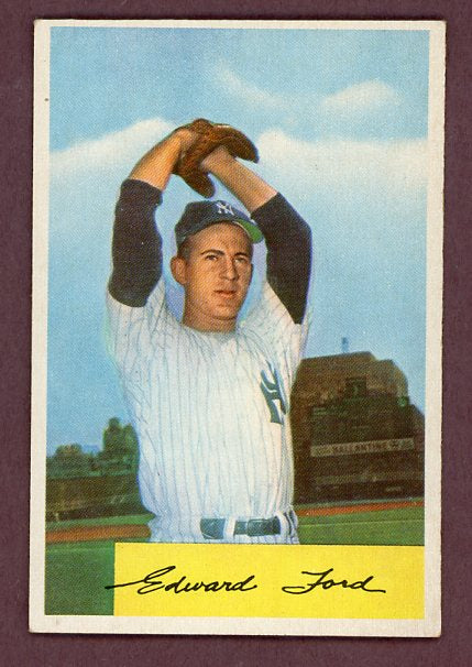 1954 Topps Baseball #177 Whitey Ford Yankees EX+/EX-MT 500656