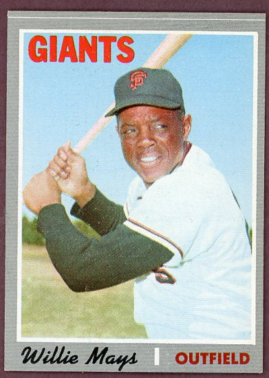1970 Topps Baseball #600 Willie Mays Giants EX-MT 500661