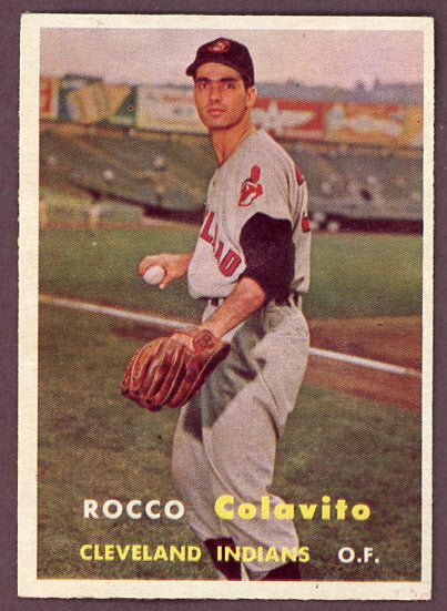 1957 Topps Baseball #212 Rocky Colavito Indians EX-MT 500667