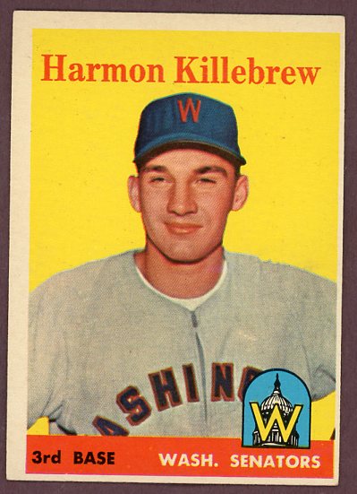 1958 Topps Baseball #288 Harmon Killebrew Senators EX-MT 500668