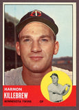 1963 Topps Baseball #500 Harmon Killebrew Twins EX-MT 500672