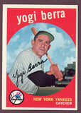 1959 Topps Baseball #180 Yogi Berra Yankees EX-MT 500679