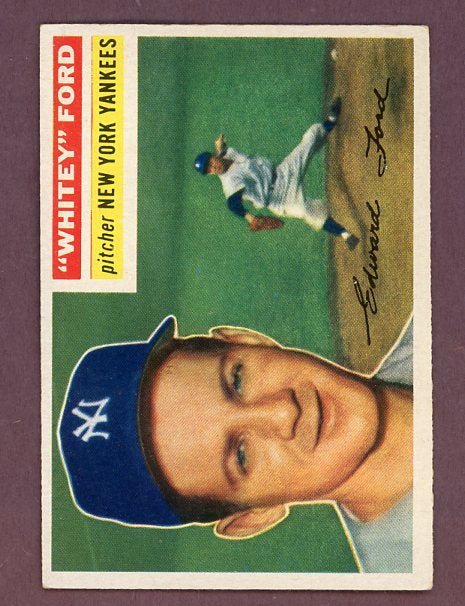 1956 Topps Baseball #240 Whitey Ford Yankees EX+ 500696