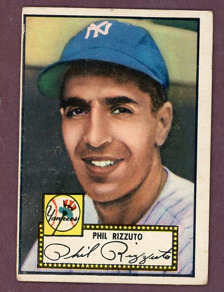 1952 Topps Baseball #011 Phil Rizzuto Yankees GD-VG Red 500701