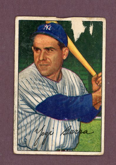 1952 Bowman Baseball #001 Yogi Berra Yankees Poor 500706