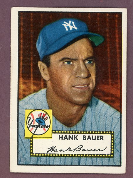 1952 Topps Baseball #215 Hank Bauer Yankees VG-EX 500715