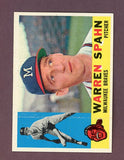 1960 Topps Baseball #445 Warren Spahn Braves EX-MT 500730