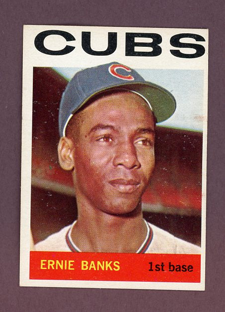 1964 Topps Baseball #055 Ernie Banks Cubs EX-MT 500731
