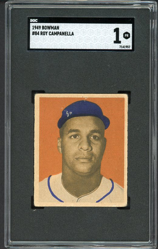 1949 Bowman Baseball #084 Roy Campanella Dodgers SGC 1 PR 500755