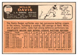 1966 Topps Baseball #535 Willie Davis Dodgers EX 500775