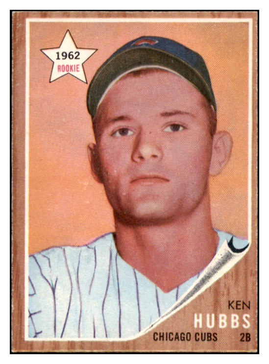 1962 Topps Baseball #461 Ken Hubbs Cubs EX-MT 500779