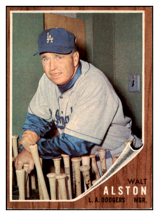 1962 Topps Baseball #217 Walt Alston Dodgers EX-MT 500781