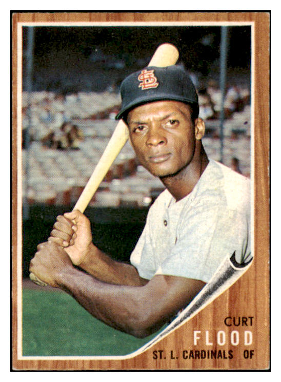 1962 Topps Baseball #590 Curt Flood Cardinals EX-MT 500782