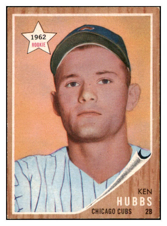 1962 Topps Baseball #461 Ken Hubbs Cubs EX-MT 500783