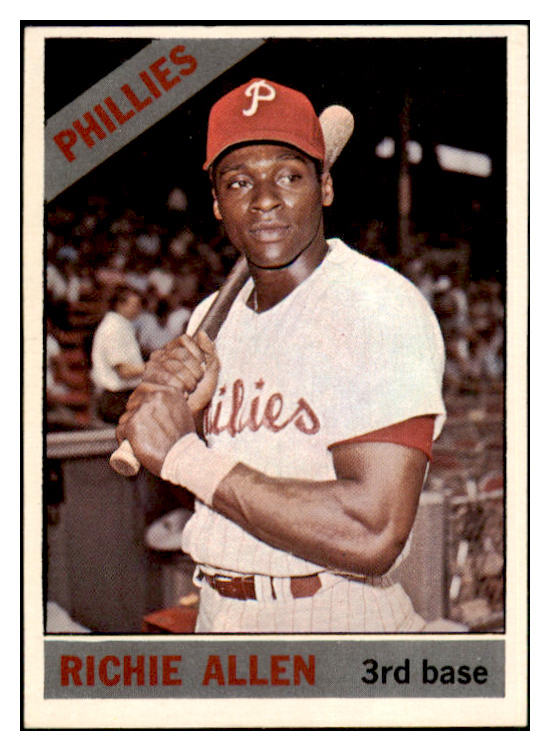 1966 Topps Baseball #080 Richie Allen Phillies EX-MT 500801