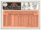 1966 Topps Baseball #461 Roy Face Pirates EX 500809