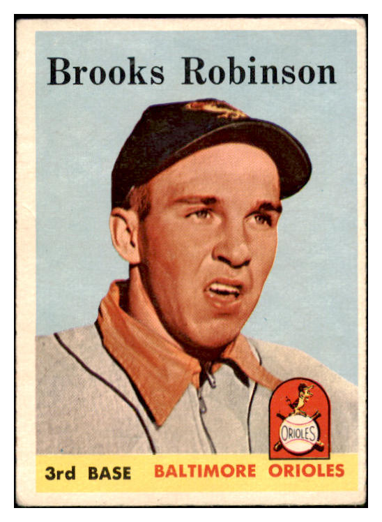 1958 Topps Baseball #307 Brooks Robinson Orioles VG-EX 500815