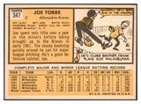 1963 Topps Baseball #347 Joe Torre Braves EX-MT 500843