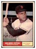 1961 Topps Baseball #435 Orlando Cepeda Giants GD-VG 500856