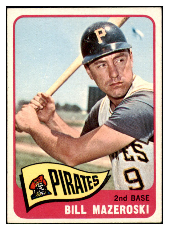 1965 Topps Baseball #095 Bill Mazeroski Pirates EX-MT 500858