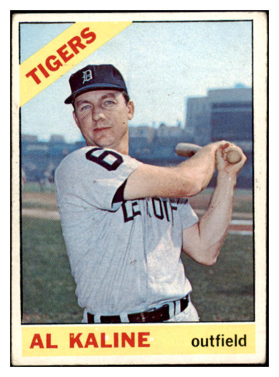 1966 Topps Baseball #410 Al Kaline Tigers EX 500862