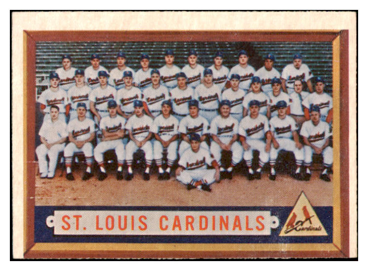 1957 Topps Baseball #243 St. Louis Cardinals Team EX-MT 500876