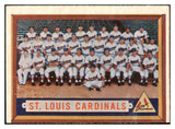 1957 Topps Baseball #243 St. Louis Cardinals Team EX-MT 500876