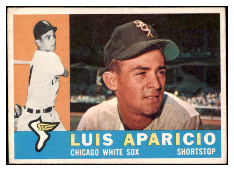 1960 Topps Baseball #240 Luis Aparicio White Sox EX 500882
