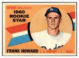 1960 Topps Baseball #132 Frank Howard Dodgers EX-MT 500886