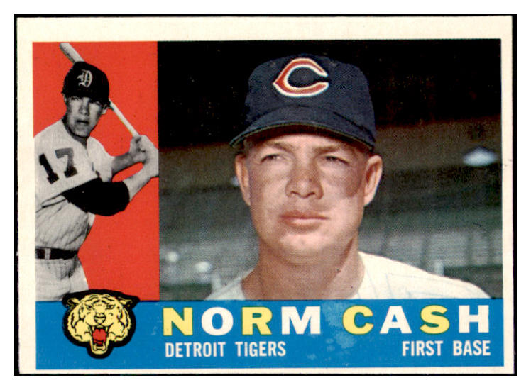 1960 Topps Baseball #488 Norm Cash Tigers EX-MT 500894