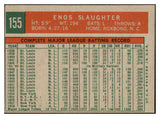 1959 Topps Baseball #155 Enos Slaughter Yankees EX-MT 500902