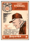 1959 Topps Baseball #552 Casey Stengel A.S. Yankees VG-EX 500904