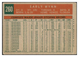 1959 Topps Baseball #260 Early Wynn White Sox VG-EX 500906