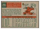 1959 Topps Baseball #295 Billy Martin Indians EX-MT 500908