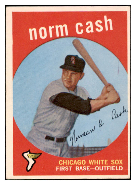 1959 Topps Baseball #509 Norm Cash White Sox EX 500911