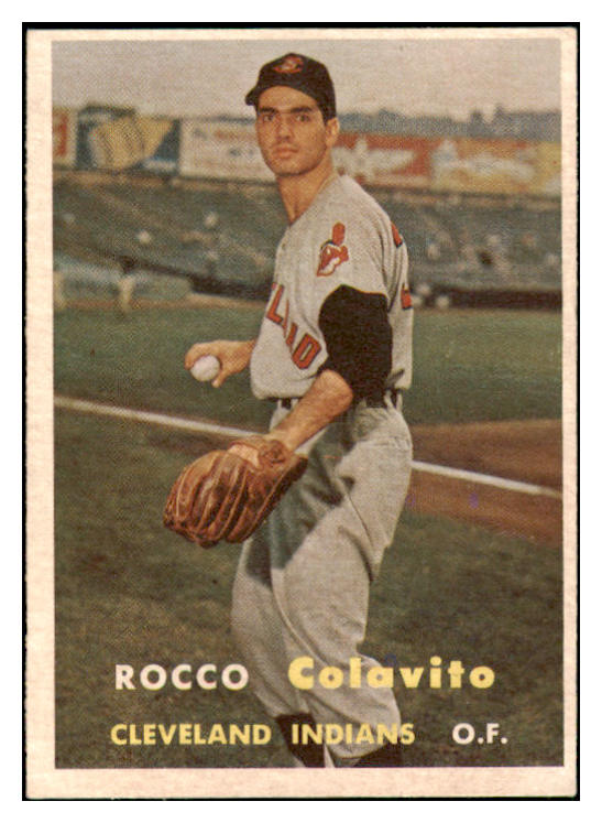 1957 Topps Baseball #212 Rocky Colavito Indians EX-MT 500916