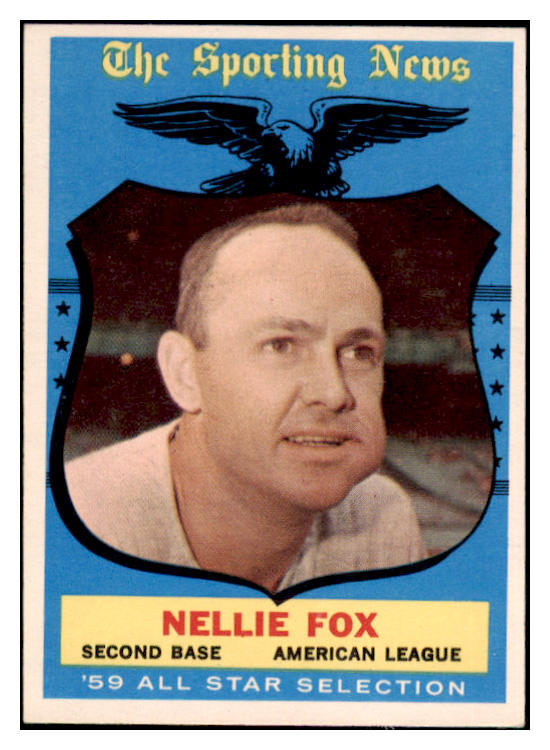 1959 Topps Baseball #556 Nellie Fox A.S. White Sox EX-MT 500917