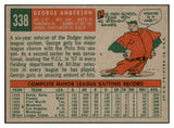 1959 Topps Baseball #338 Sparky Anderson Phillies EX-MT 500918