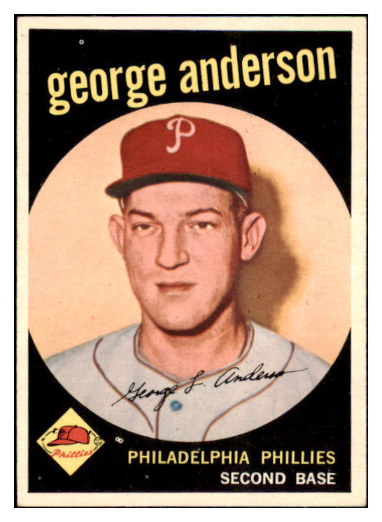 1959 Topps Baseball #338 Sparky Anderson Phillies NR-MT 500919